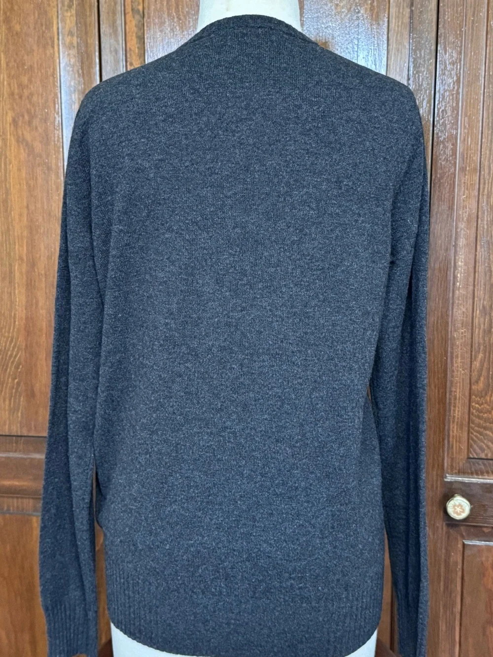 Tory Burch Sweater Luxury Blend Wool Cashmere Black Crystal Embellished Medium